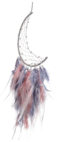 EXAOMBLE Dream Catcher Wanddekoration Für Mädchenzimmer Kreatives Wohnaccessoire Mit Zarter Gestaltung Für Jugendzimmer Installieren Und Vielseitig Einsetzbar