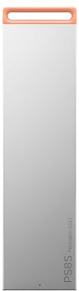 Lenovo PS8S 1 TB tragbare SSD, bis zu 1050 MB/s Lesen, 1000 MB/s Schreiben, USB 3.2 USB-C, schlankes, leichtes (40 g) Aluminiumgehäuse, zuverlässiger Speicher für PC/Mac und Android