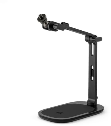 RØDE DS3 Desktop Studio Arm mit gewichtetem Boden, präzisem Kugelkopf, universeller 1/4 und 5/8 Halterung, Kabelmanagement für Mikrofone, Kameras und Content Creator