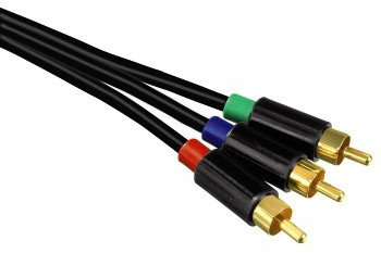 Hama 00079916 cavo video e componente (YPbPr) 3 m 3 x RCA Nero