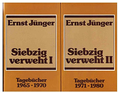 Siebzig verweht I + II Tagebücher 1965-1970 / 1971-1980 2 Bände