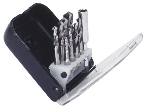 Exact 50907 Clip Set Spiralbohrerbitsatz Ø 2,5-10,2mm für M3-M12 Gewinde + Bithalter 1/4 Antrieb
