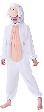 Wicked Costumes Kids Animal Sheep Fancy Dress Costume - Large (7-8 years) White