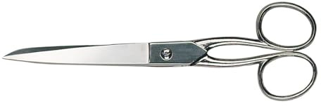 BESSEY Erdi Haushalts- und Nähschere D840-150 | 150 mm | 50 mm Schnittlänge | Präzise und langlebige Schere für Haushalt und Näharbeiten sorgt für saubere Schnitte und komfortables Arbeiten im Alltag