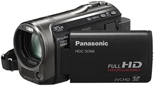 Panasonic HDC-SD66EG-K HD Camcorder (SD-Kartenslot, 25-fach optischer Zoom, 6.9 cm Display, Bildstabilisator, mini-HDMI, USB 2.0) schwarz