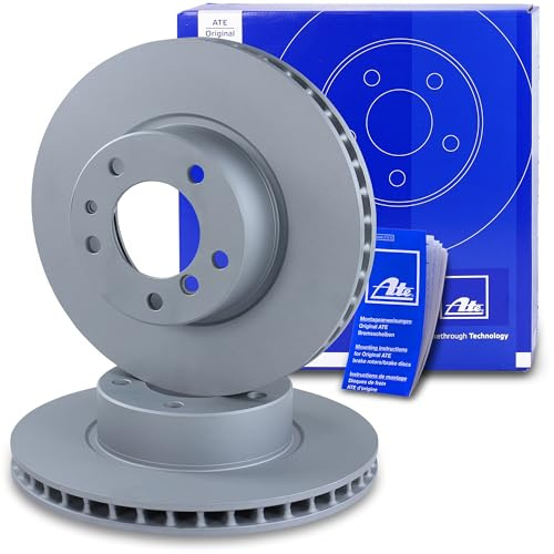 ATE 2x Bremsscheibe Vorderachse Belüftet 24.0128-0101.1 Ø302mm, belüftet, Kompatibel mit: BMW 5, 5 Touring, 7