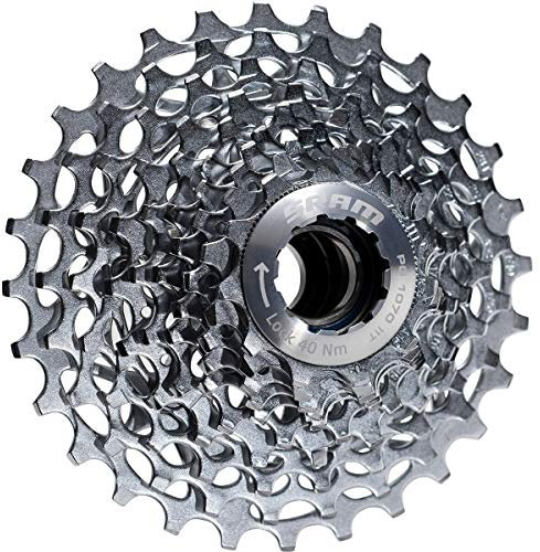 Sram PG-1070 PowerGlide II Kassette 10-fach silber Ausführung 12-28 Zähne 2018 Zahnkranz