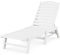 Polywood nac2280wh Nautisches Recamiere – stapelbar, weiß