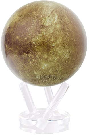 MOVA Selbstrotierender Globus, Merkur Klassik (4.5) | rotierender Solar-Globus, ohne Batterien oder Kabel, Geschenk für Astronomie-Fans, Premium-Kinetikdisplay, Weltraumdeko
