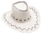 Toocool Herren Cowboyhut weiß Bianco One size