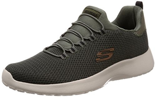Skechers Men's Dynamight Sneaker, Olive Mesh/Trim, 7 UK