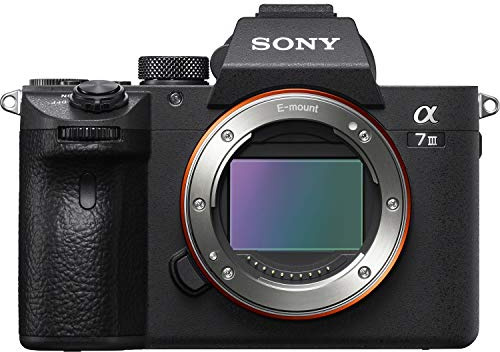 Sony a7 III ILCE7M3/B Full-Frame Mirrorless Interchangeable-Lens Camera with 3-Inch LCD, Body Only,Base Configuration,Black