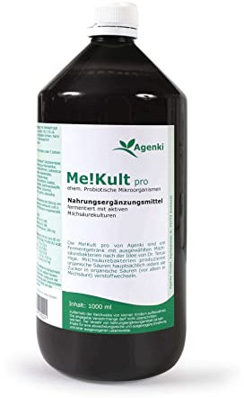 Agenki Me!Kult pro - Mikroorganismen - 1000 ml - fermentiert mit aktiven Milchsäurekulturen - frei von Gluten, Laktose und Milch - vegan