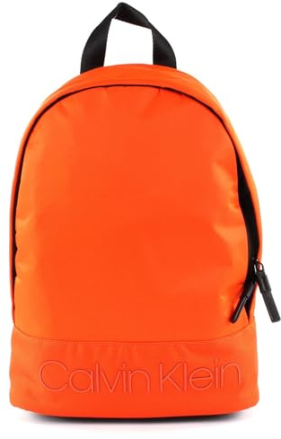 Calvin Klein Rucksack mit Laptopfach Shadow Round Backpack Orange Peel