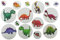 signodoo® Antirutsch-Motivaufkleber | Badewannen & Duschtassen Sticker für Kinder | ABS Bodenaufkleber | Selbstklebend | Antirutschbelag | Dinos