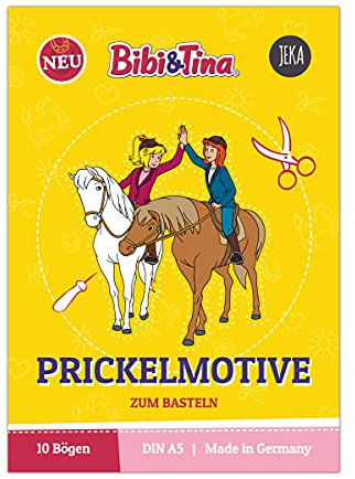 Bibi & Tina Prickel-Vorlagen, 10 Bibi und Tina Prickelbilder, Prickelvorlagen Bibi & Tina, Prickeln für Kinder, Mal mich Bunt