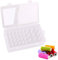 Nähgarn Aufbewahrungsbox Leer Stickgarn Organizer Box für 42 Garnrollen Klarer Kunststoff Garnrollen Aufbewahrungsbox Stickgarn Aufbewahrung Box für Aufbewahrung Stickgarn Bastelarbeiten Nähen