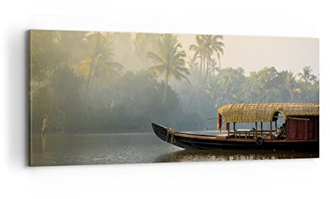 ARTTOR Leinwandbild 100x40cm Wandbild Landschaften Maritim - 4863