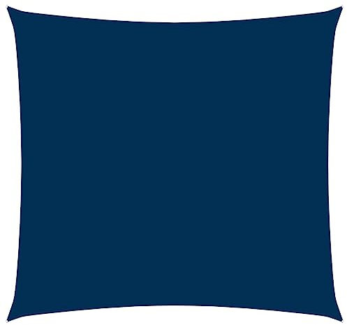 vidaXL Sonnensegel Wasserfest Sonnenschutz Windschutz Sonnendach UV Schutz Garten Terrasse Balkon Oxford-Gewebe Quadratisch 2x2m Blau