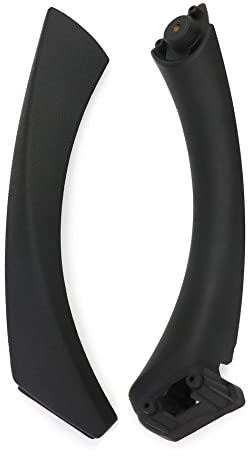QWORK® Türgriff innen, Auto Ersatz Türgriff Innen Rechts, Geeignet für Auto Zubehör für BMW 3er 2004-2012(E90 Rechts), Schwarz
