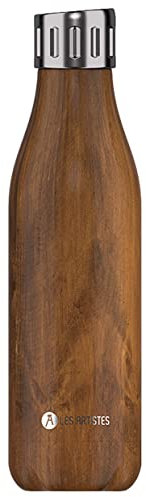 Les Artistes-Paris - Bouteille Isotherme Sport Wood 500 ML - Acier Inoxydable - A-4319