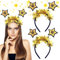 Silvester Haarreif, 2 Stück Happy New Year Haarreifen, Stirnband, 2025 Kopfschmuck Haarreifen Silvester, Party Haarreif, Silvester Deko 2025, Kinder Erwachsene Silvester Party Haarschmuck Zubehör