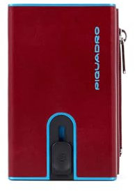 Portafoglio PIQUADRO Blue Square Pelle Rosso - PP5585B2BLR-R