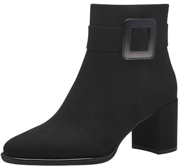 MARCO TOZZI stivaletti da donna vegani con tacco e zip color nero (black comb) 41 EU