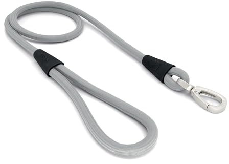 MORSO Rope Lead for Dogs, 120 cm Grey/Black