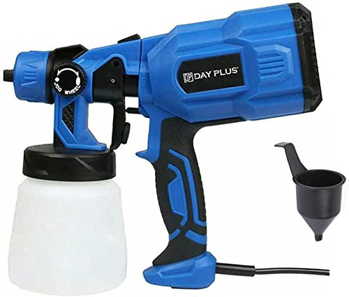 Farbsprühsystem, Elektro Lackierpistole mit 1000ml-Behälter, 1.8mm Düsen und 3 Sprühmuster, HVLP 1000ml/min, verstellbarem Farbfluss, im Innen- & Außenbereich