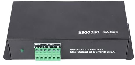 Yusat 3 Kanäle DMX 512 Decoder Eisen PCB RGB LED Controller Decoder Dimmer Treiber Bars Hotels 12V Bis 24V