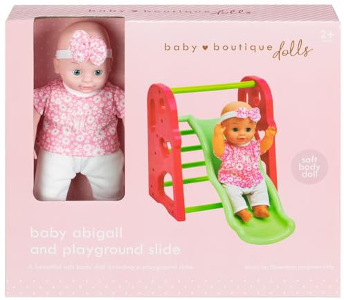 New Baby Doll & Slide Set, Toddler Playset, Includes Soft Body Doll And Playhouse- Slide Set Gift For Kids