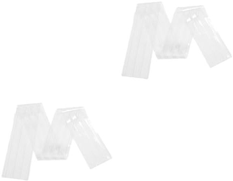 Yardwe 2St Türvorhang für Haustierhaus Vinyl-Türstreifen kühlere Vorhänge Austausch von Streifenvorhängen Gefriervorhang Streifenvorhangtür Türstreifenvorhang für Kühlboxen Türleisten PVC