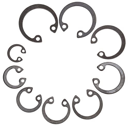 CIYODO Set Di Anelli Elastici Esterni Anello Elastico Per Albero Assortimento Di Fermagli A Scatto Clip Di Fissaggio A C Esterni Anelli Di Sicurezza Per Cuscinetti