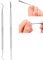 Ingrown Toenail, 2pcs Ingrown Toenail Tools Manicure Tools Ingrown Toenail Corrector Nail Cleaner Tool Stainless Steel Nail Picker Dual Ends Nail File Toenail Cleaner Tools