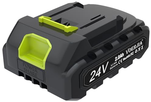 VOERJIA 2000 mAh Battery, Electric Rechargeable Battery, 21V Li-ion Batterys for Hedge Trimmer/Cutter/Drill/Grass Strimmer/Chainsaw/Hammer Drill - Same as for Makita interface