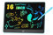 Tableta de Escritura LCD 16 Pulgadas, Tablero de Dibujo Electrónico, Colorida Pizarra Tableta Gráfica Infantil Juguete Juego de Regalo Cumpleaños para Niñas y Niños de 3 4 5 6 7 8 9 Años