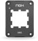 NOX XTREME PRODUCTS HUMMER SHIELD AMD Soporte de disipador de calor para CPU, compatible con AMD AM5, aleación de acero, color negro