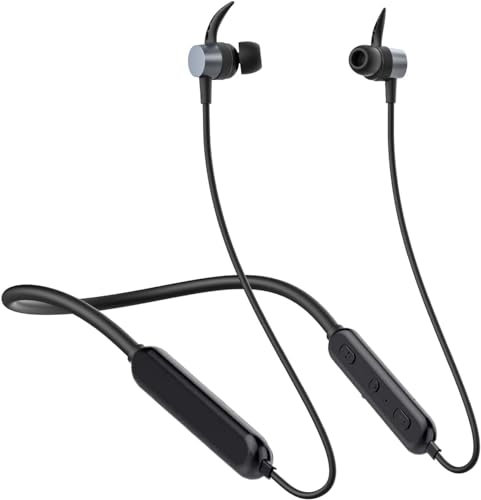 KP TECHNOLOGY Earphones for Samsung Galaxy S25 Edge - Wireless In-Ear Bluetooth Earphones with Microphone, Neckband Magnetic Earbuds, In-Ear Bluetooth Headphones