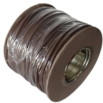 3mm Brown Cable Sleeving, 100 Metre Roll