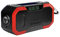 Winden Sie Solar Radio Emergency Hand Crank Radio mit Taschenlampen -Power Bank und SOS -Alarm für Camping -Wanderungen Im Freien (Rot)