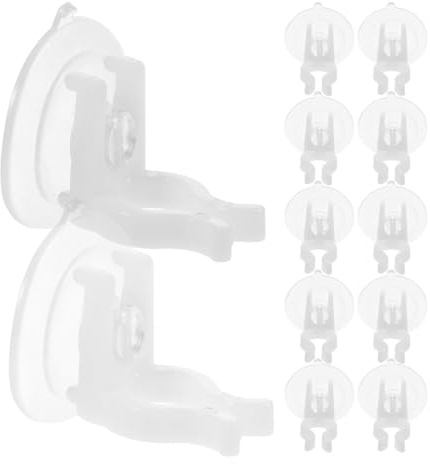 Healeved 15 Stück PVC Saugnäpfe zur Befestigung von Fensterkerzen und LED Kerzen Wiederverwendbar und Einfach zu Montieren für Weihnachtliche Wanddekorationen
