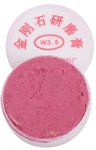 ZYWUOY Schmuck-Polierpaste, Metall- und Jade-Schleifcreme für Glas, Edelsteine, Diamanten, 10 g Box, Weiß oder Rosa