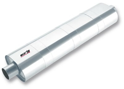 BORLA 400115 XR-1 Multicore XR-1 Multi-Core Racing Muffler For Pre-Runner Vehicles - 3 Center Inlet/ 3 Center Outlet 5.5 x 8.5 Oval x 34 Long Body 39.25 Overall Length. Universal. Reversible.
