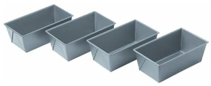 Chicago Metallic Commercial II Non-Stick Mini Loaf Pans, Set of 4