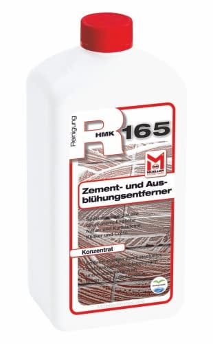 Moeller Stone Care - HMK R165 Zement- und Ausblühungsentferner - 5 Liter - Spezialreiniger (Konzentrat) für säureunempfindliche Natur- und Kunststeine, Klinker und Cotto.