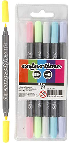 Colortime Zeichenstifte, Pastellfarben, Einheitsgröße