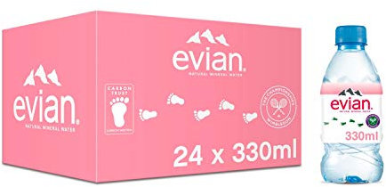 Evian Still Mineral Water 330 ml (Pack of 24)