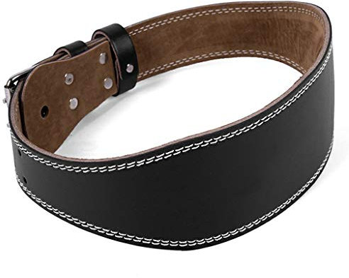 Incdnn Gewichthebergürtel für Herren und Damen, Kunstleder, doppelte Krappe, Gürtel