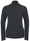 Odlo Damen Langarm Shirt mit Reißverschluss ROY, shale grey - black stripes, XXL